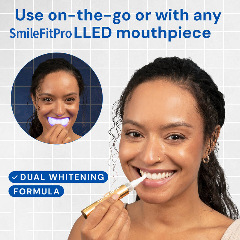 Fubsta® Extra-Strength Teeth Whitening Serum Pen + Dual-Peroxide Formula & Xylitol