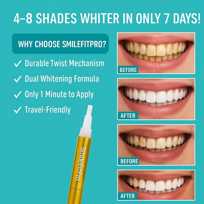 Fubsta® Extra-Strength Teeth Whitening Serum Pen + Dual-Peroxide Formula & Xylitol