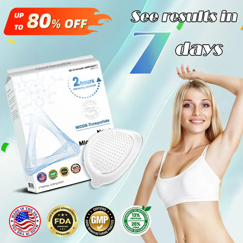 【Fubsta® Official Store】 NIDDK-Tirzepatide Nano Microneedle Patch (Zero Pain, 24/7 Release | Lose 20lbs FAST | 90% Sugar Drop | )