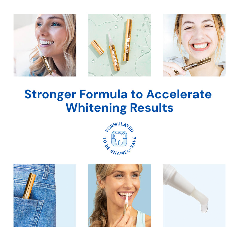 Fubsta® Extra-Strength Teeth Whitening Serum Pen + Dual-Peroxide Formula & Xylitol