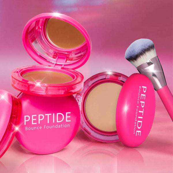 Final 6 Hours: 60% OFF- Peptide Bounce Foundation with Brush FREE !