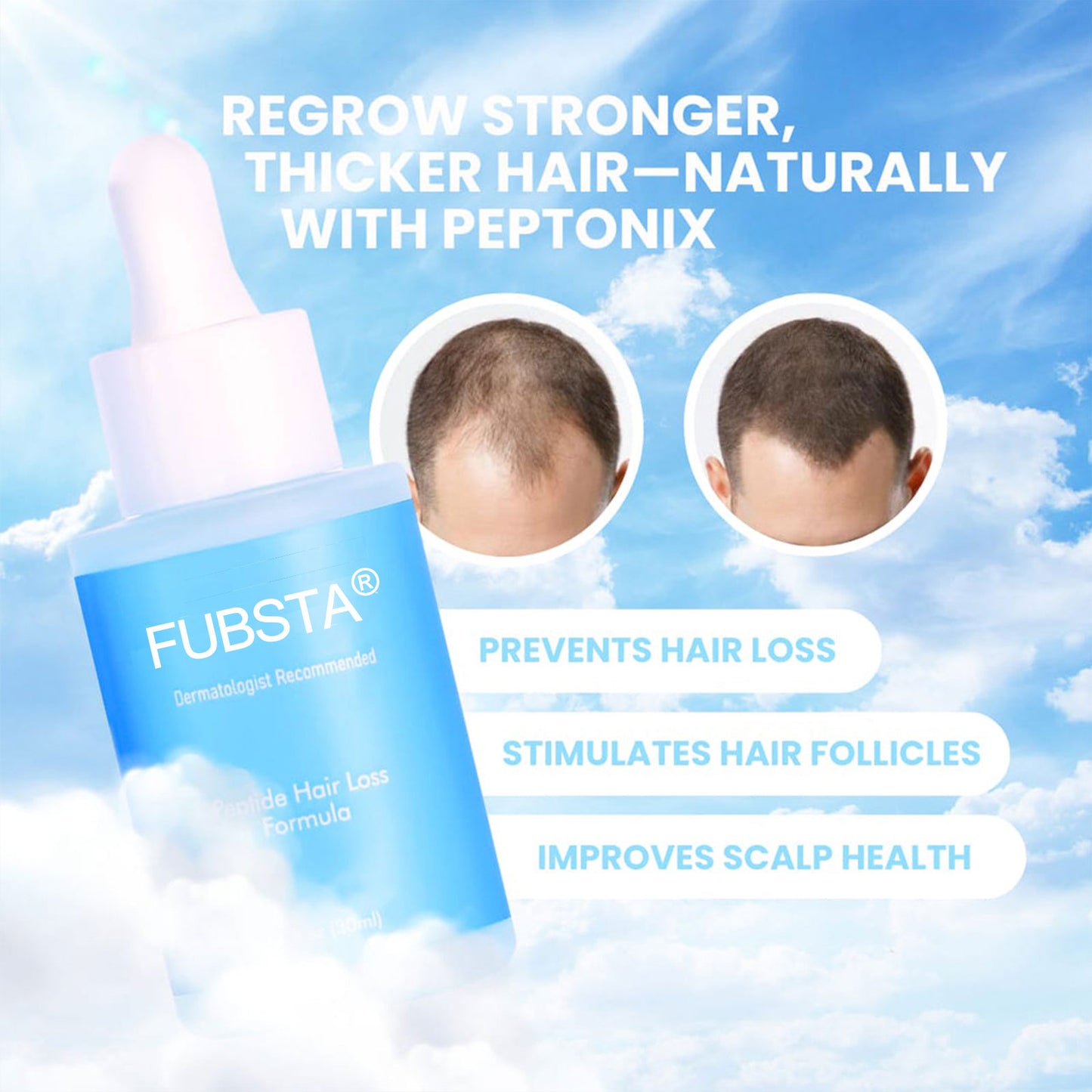 Fubsta®Clinically Backed Hair Regrowth Formula Trusted by Experts