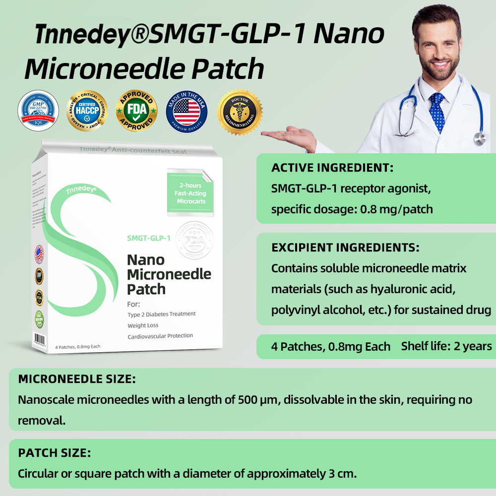 [Regain your figure in 7 days] 💯Tnnedey® SMGT-GLP-1 Nano Microneedle Patch（Painless, long-lasting, addressing diabetes, obesity, and cardiovascular diseases）