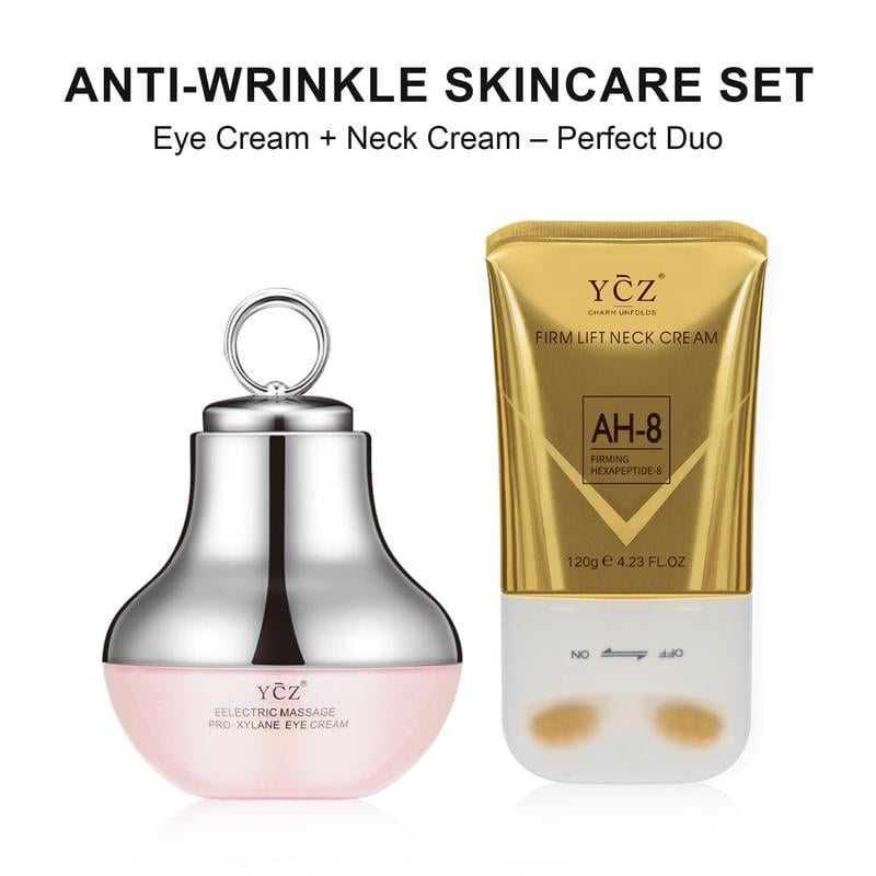 TikTok🔥Viral Fubsta® Final 6 Hours⏰: 70% Off - Anti-Aging Wrinkle Removal Set Eye Cream Neck Cream Perfect SkincareDuo