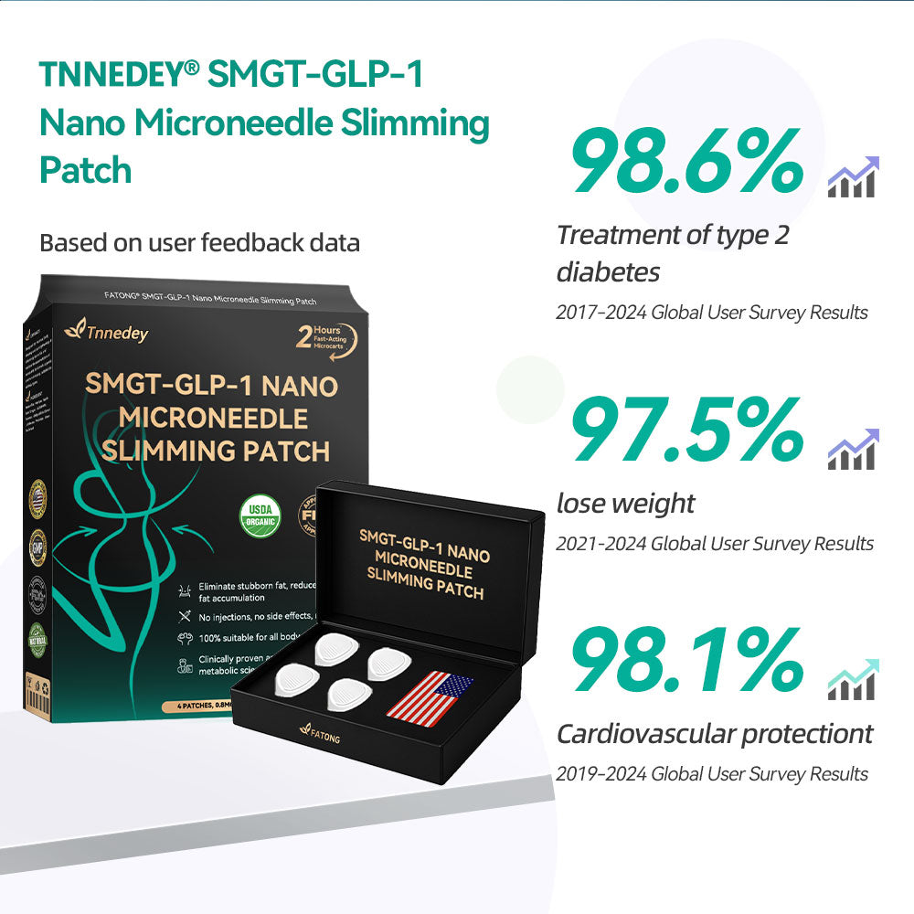 [See results in 7 days]🌍Tnnedey® 𝑺𝑴𝑮𝑻-𝑮𝑳𝑷-1 𝑵𝒂𝒏𝒐 𝑴𝒊𝒄𝒓𝒐𝒏𝒆𝒆𝒅𝒍𝒆 𝑷𝒂𝒕𝒄𝒉（Painless, long-lasting, addressing diabetes, obesity, and cardiovascular diseases）