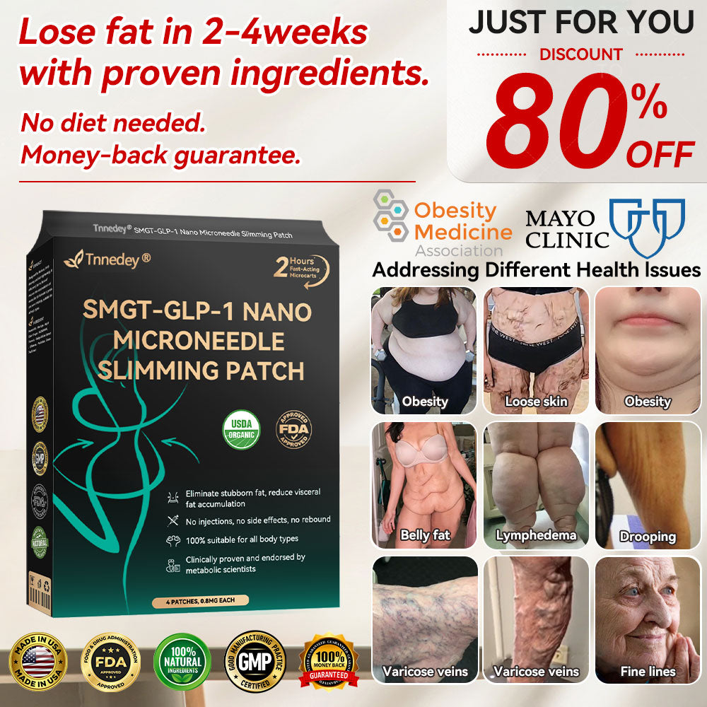 [See results in 7 days]🌍Tnnedey® 𝑺𝑴𝑮𝑻-𝑮𝑳𝑷-1 𝑵𝒂𝒏𝒐 𝑴𝒊𝒄𝒓𝒐𝒏𝒆𝒆𝒅𝒍𝒆 𝑷𝒂𝒕𝒄𝒉（Painless, long-lasting, addressing diabetes, obesity, and cardiovascular diseases）