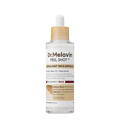 VioletGlam Final 3 Hours: 73% OFF 🔥 Dr.Melexin Peel Shot Glow Rice Ampoule Duo