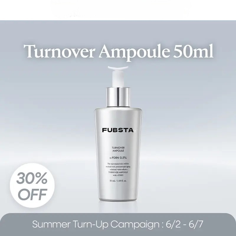 FUBSTA Turnover Ampoule – DNA-Based Anti-Aging Serum for Firm, Radiant, Youthful Skin – 1.69 fl oz
