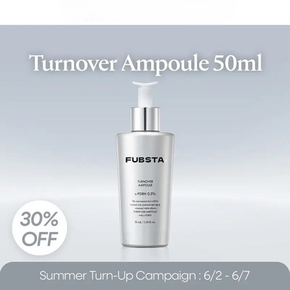 FUBSTA Turnover Ampoule – DNA-Based Anti-Aging Serum for Firm, Radiant, Youthful Skin – 1.69 fl oz