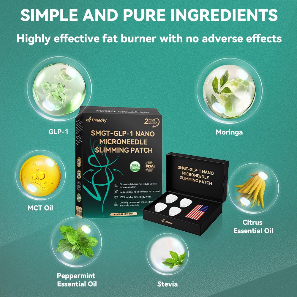 [See results in 7 days]🌍Tnnedey® 𝑺𝑴𝑮𝑻-𝑮𝑳𝑷-1 𝑵𝒂𝒏𝒐 𝑴𝒊𝒄𝒓𝒐𝒏𝒆𝒆𝒅𝒍𝒆 𝑷𝒂𝒕𝒄𝒉（Painless, long-lasting, addressing diabetes, obesity, and cardiovascular diseases）