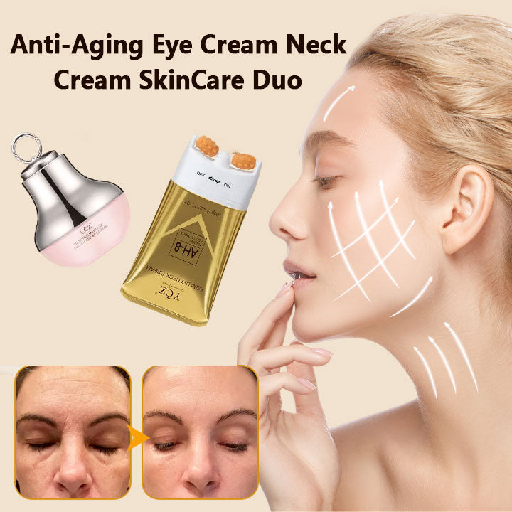 TikTok🔥Viral Fubsta® Final 6 Hours⏰: 70% Off - Anti-Aging Wrinkle Removal Set Eye Cream Neck Cream Perfect SkincareDuo