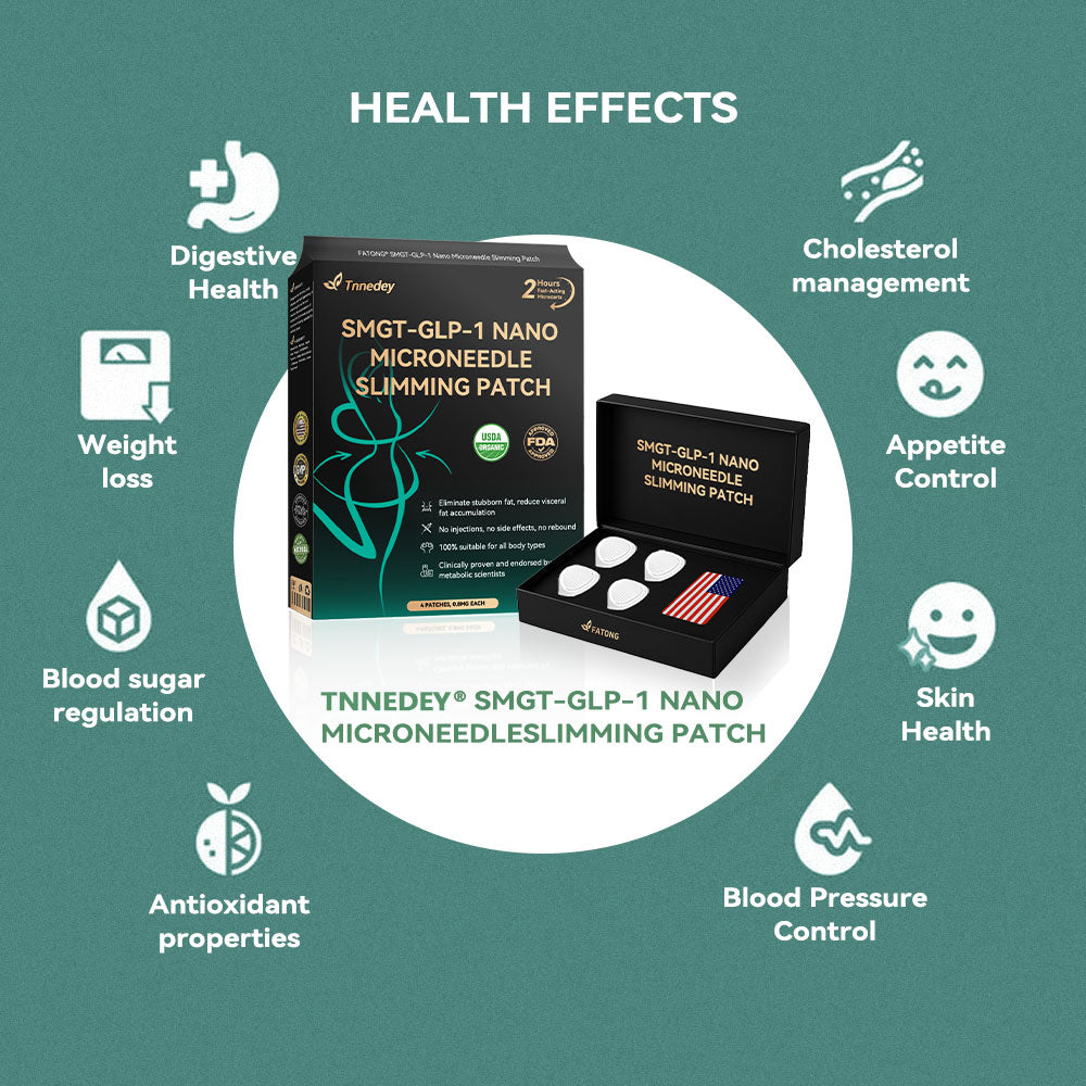 [See results in 7 days]🌍Tnnedey® 𝑺𝑴𝑮𝑻-𝑮𝑳𝑷-1 𝑵𝒂𝒏𝒐 𝑴𝒊𝒄𝒓𝒐𝒏𝒆𝒆𝒅𝒍𝒆 𝑷𝒂𝒕𝒄𝒉（Painless, long-lasting, addressing diabetes, obesity, and cardiovascular diseases）